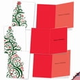 thumbnail image 4 of 10 Merry Christmas Note Cards Assorted (4 x 5.12 Inch) - JUST FIR YOU M5019, 4 of 6