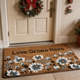 thumbnail image 5 of HAJAGP Floral Woven Coir Welcome Outdoor Doormat, for Home Entrance Outside Entry Yard Easy to Clean, Pet Friendly, 5 of 8