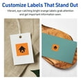thumbnail image 4 of Avery Printable Square Labels, Bright Orange, 1.5" x 1.5", 800ct, 4 of 11