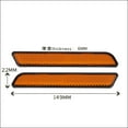 thumbnail image 4 of 2x Front Fork Leg Reflector Warning Moldings for Touring , , 149x22x6mm, 4 of 10
