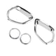 thumbnail image 5 of ABS Chrome Front and Rear Fog Lights Cover Trim Decorative Frame For Mitsubishi Outlander 2016-2020, 5 of 5