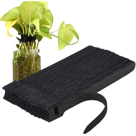 Nylon Reverse Buckle | Securing Straps Adjustable Nylon Hook and Loopes Cable Ties Down | Multi-Purpose Reusable Cord Organizer Cable Organizer for Home  and Data Centers