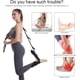 thumbnail image 4 of Correa de yoga de rehabilitación elástica azul de 145 cm con hebillas Cinturón de estiramiento de ligamentos Banda de flexibilidad del pie Banda de tobillo para fisioterapia, yoga, pilates, fitn, 4 of 5