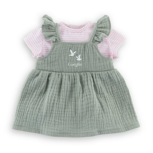 Corolle Loire Riverside Dress with Ruffles and T-Shirt - Clothing fits 14"" Dolls for Ages 2 Years and up