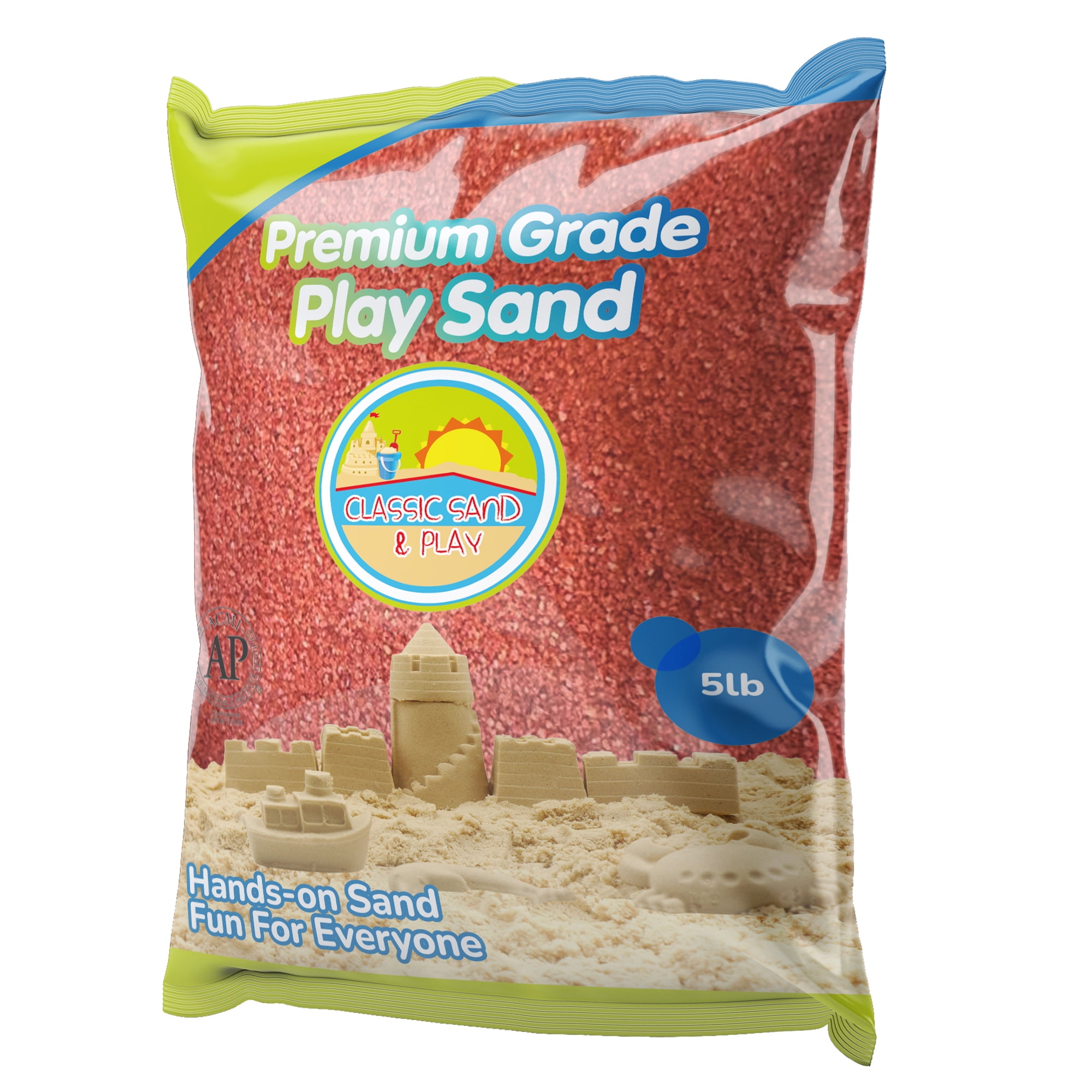 Classic Sand & Play Orange Colored Play Sand, 5 lb. Bag, Natural and ...