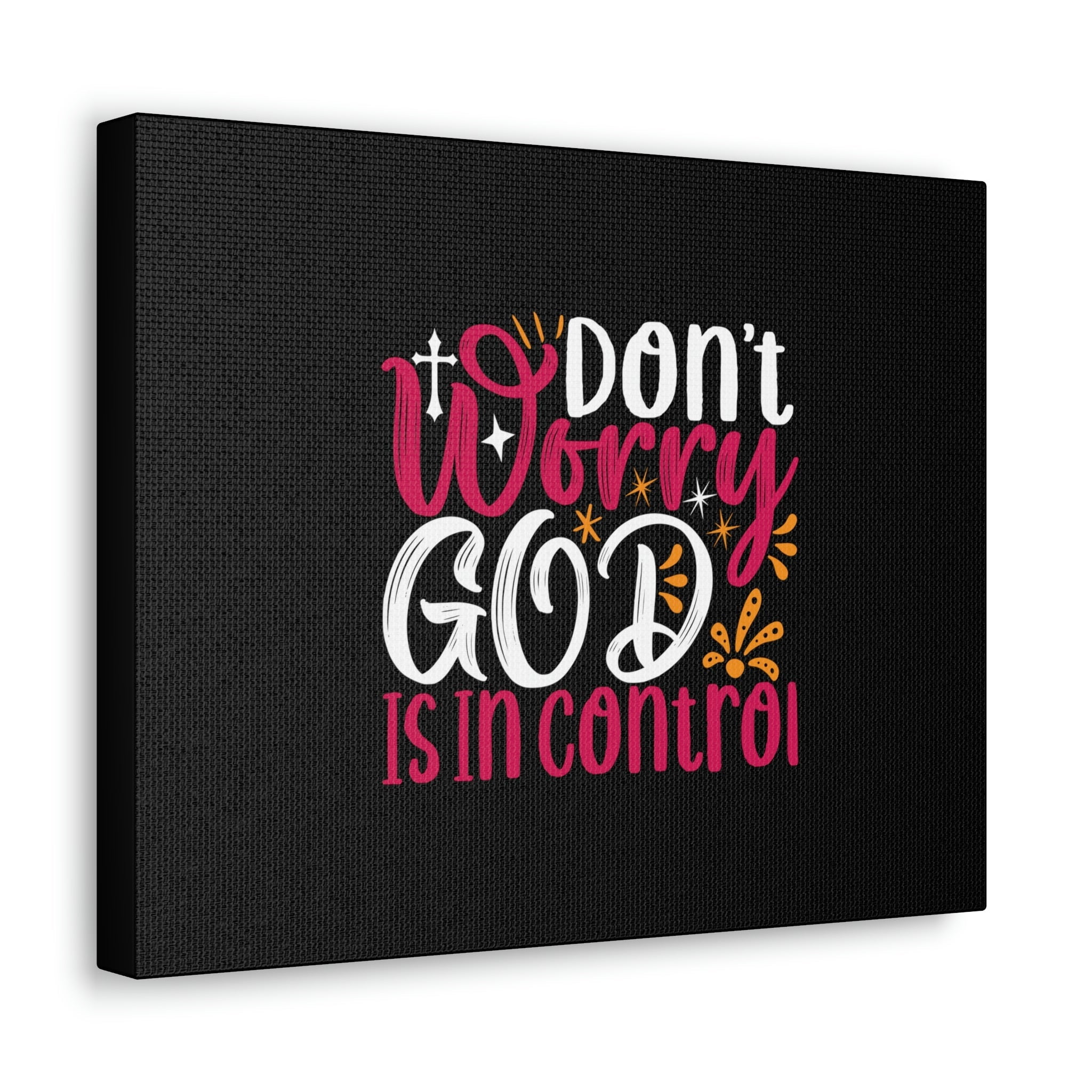 Scripture Walls Don't Worry God Is In Control Proverbs 19:21 Christian Wall  Art Bible Verse Print Ready to Hang Unframed