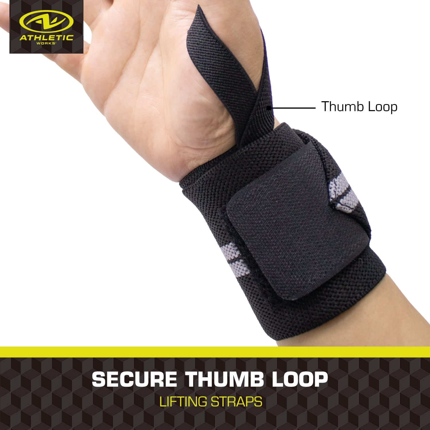Athletic Works Elite Wrist Wraps for Exercise and Weightlifting