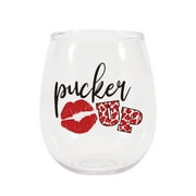 WAY TO CELEBRATE! Assorted Colors Valentine's Day Acrylic Party Supply Set, 18 Ounce