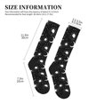 thumbnail image 5 of Bixox Crescent and Stars Print Compression Socks,Compression Socks Women & Men Circulation for Medical,Running,Athletic, 5 of 7