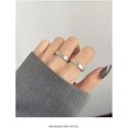 thumbnail image 3 of Precioso gato para él y para ella anillos de plata de ley S925 ajustable aniversario promesa anillo de boda sin fin amor dedo joyería para mujeres hombres, 3 of 5