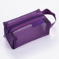thumbnail image 3 of HAOAN Portable Square Mesh Storage Bag Zippered Mesh Cosmetic Bag Small Square Mesh Purse Travel Storage Carry Pouch Face & Storage Bags Discount, 3 of 8