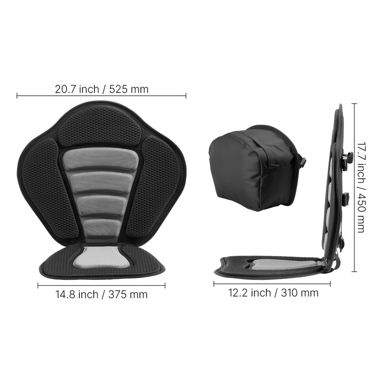 KFFKFF Universal Kayak Seat with Back Support and Storage photo 8