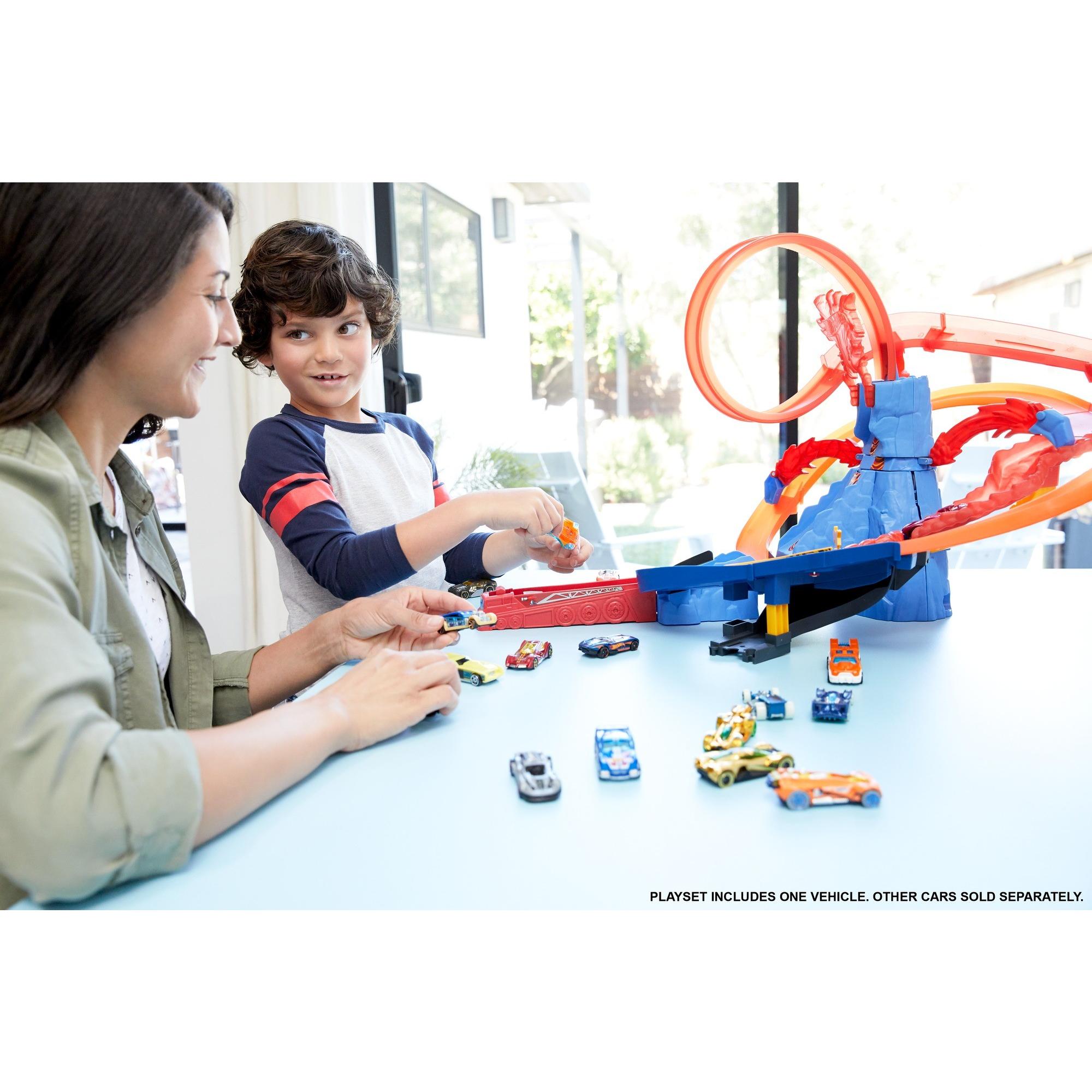 hot wheels volcano escape playset