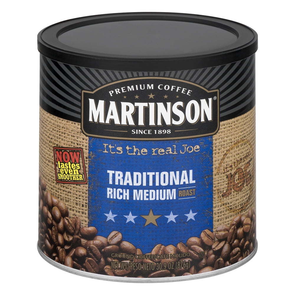 Martinson Traditional Rich Medium Roast Ground Coffee, 30