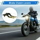 thumbnail image 2 of Palancas de freno y embrague cortas y largas para Yamaha YZF R1 1999-2001, palanca de freno ajustable de motocicleta, aleación de aluminio, mango negro con extremo dorado, 2 of 6