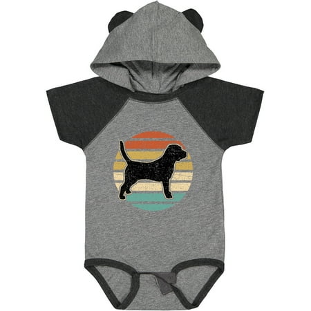 

Inktastic Beagle Dog Retro Sunset Gift Baby Boy or Baby Girl Bodysuit