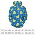 thumbnail image 2 of Yellow Rubber Ducks Pattern 3D Print Hoodie Men Women Autumn Thin Pullover Sweatshirt Vintage Streetwear Tops, 2 of 6