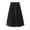 Black, variant on Women Midi Skirt Fashion Solid Color Elastic High Waist Mesh Pleated Skirts Flowy Skirts for Women Midi Length