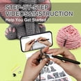 thumbnail image 5 of CODGP Crochet Kit for Beginners,13in Crochet Animal Kit Elephant,Crochet Starter Kit Gift for Adults Kids with Yarn Sets,Amigurumi Crochet Kits with S, 5 of 5