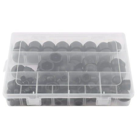 

145Pcs Hex Nut Cover Protective -M12 Cap Protection Covers Exposed Hexagon Plastic