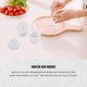 thumbnail image 4 of Mini Cute Steamed Egg Cup for Microwave Oven, Convenient and Nutritious Breakfast Boiled Egg Cup, 2 white, 4 of 5
