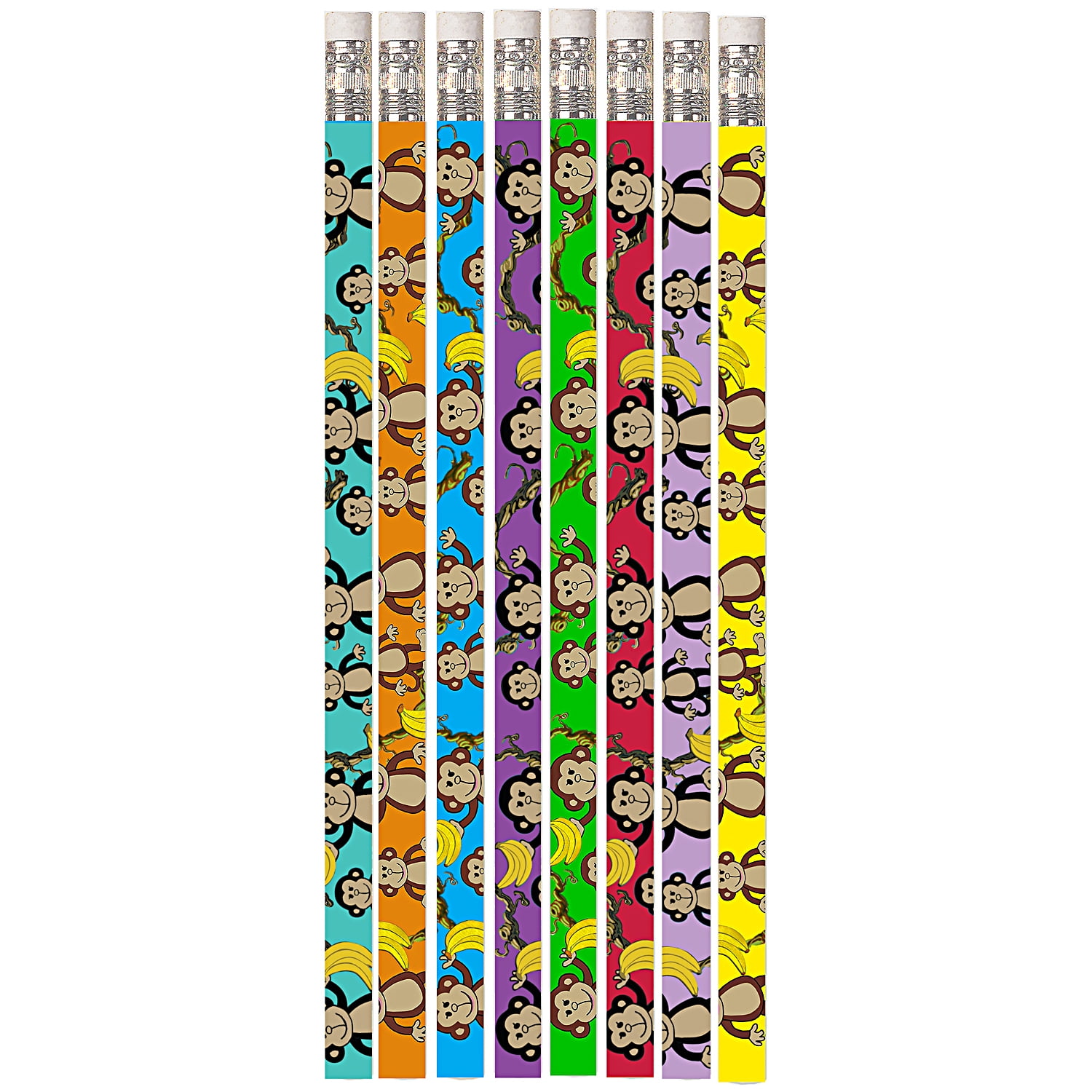 Musgrave Pencil Company Dancin’ Monkey Motivational Pencils, 12 Per Pack, 12 Packs