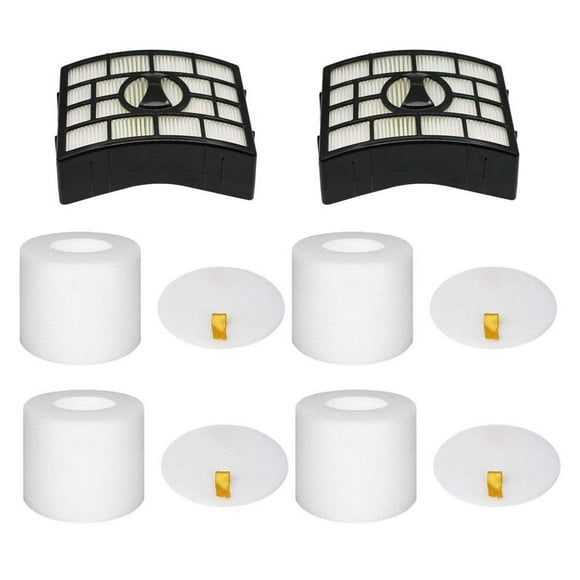 Eztronics Corp®2 HEPA + 4 Foam Filters for Shark Rotator APEX DuoClean Powered Lift-Away Vacuum NV650, NV651, NV652, NV750, NV751, NV752, NV753, AX950, AX951, Vacuum Filter Replacement Part XFF650