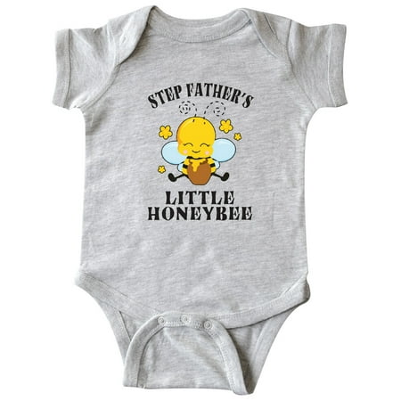 

Inktastic Cute Bee Father s Little Honeybee with Stars Gift Baby Boy or Baby Girl Bodysuit