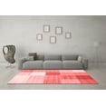 thumbnail image 3 of Ahgly Company Indoor Rectangle Checkered Red Modern Area Rugs, 7' x 10', 3 of 4