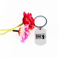 thumbnail image 5 of Stainless Steel Black Lives Matter Fist Tag Keychain Set for Couples, BLM Jewelry for Women and Men Y961-11, 5 of 7