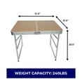 thumbnail image 2 of Oasis Raptor Table and Two Chairs Combo - Heavy Duty, Lightweight, Suitcase Style Design Made Of Military Grade Aluminum - Designed In USA, 10 Years Warranty, 2 of 6