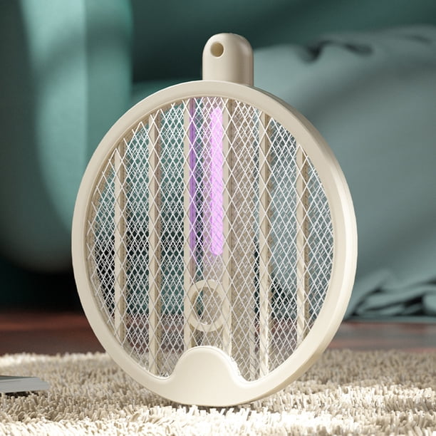 Matamosquitos 1 matamoscas eléctrico de 3 pulgadas, trampa para matar moscas plegable para dormitorio, color blanco Likrtyny Para estrenar