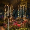 thumbnail image 5 of Cinvoph Outdoor Solar Garden Lights 6 Pack 120 LED Lighting Waterproof Garden Decor for Yard Patio Pathway Courtyard Lawn Landscape 24", 5 of 6