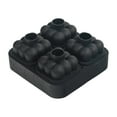 thumbnail image 2 of Ludlz Ice Cube Mold Non Stick Easy Demoulding Reusable Food Grade 4 Grids Silicone Ice Ball Maker Mold Home Supply, 2 of 7