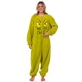 thumbnail image 3 of Dr. Seuss The Grinch Union Suit Mean One Adult One Piece Pajama Loungewear, 3 of 6