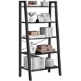 thumbnail image 1 of 67.7''H Ladder Shelf, 5-Tier Bookshelf, Storage Rack with Wood Surface, 1 of 6