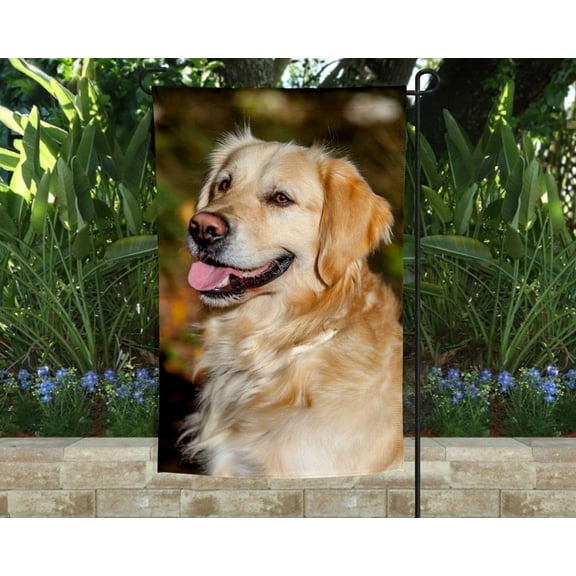 Golden Retriever Garden Flag