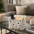 thumbnail image 4 of Cotton and Linen Desktop Storage Box, Miscellaneous Item Storage Box, Simple Pattern Storage Basket, Decorative Storage Basket, for Organizing Clothes, Toys, Books, and Daily Essentials, 4 of 6
