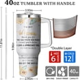 thumbnail image 2 of 40 Oz Mom Tumbler with Handle and Straw, To My Mom Coffee Cups Mothers Day Gifts From Daughter/Son, Stainless Steel Mother Coffee Mugs Birthday Gifts for Moms, 2 of 6