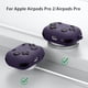 thumbnail image 1 of Carcasa protectora de silicona anticaída para Apple Airpods Pro 2/Pro (púrpura), 1 of 6