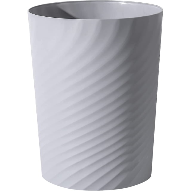 Dinheiro Papelera pequeña de plástico, cesta de basura para baños, lavandería, cocinas, oficinas, habitaciones de niños, dormitorios,
