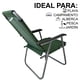 thumbnail image 4 of 2 Silla Plegable de Playa Camping Exterior CJR Verde, 4 of 5