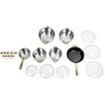 thumbnail image 2 of Juego De Utensilios De Cocina De Acero Inoxidable, Ollas Y Sartenes Multifuncionales, Diseño De Oro, Elegante Y Generoso, Adecuado Para Uso En La Cocina Del Hogar, 2 of 7