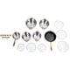 thumbnail image 2 of Juego De Utensilios De Cocina Antiadherentes, Juego De Cacerola De Acero Inoxidable Con Tapa De Vidrio, Juego De Sartenes Y Ollas Para El Hogar, Cocina, Restaurante,, 2 of 7