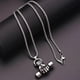 thumbnail image 4 of Hip-hop Dumbbell Weightlifting Master of Sports Pendant Necklace Cool For Man Collar Rock Rapper Jewelry Street Style Jewelry, 4 of 5