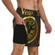 thumbnail image 2 of Balery 2025 New Year Bañador para hombre, shorts de playa de secado rápido con entrepierna y forro de compresión-Medium, 2 of 6