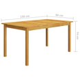 thumbnail image 4 of vidaXL 7 Piece Garden Dining Set Grey, 4 of 5