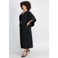 thumbnail image 6 of Catherines Women's Plus Size V-Neck Twist Maxi Dress, 6 of 6