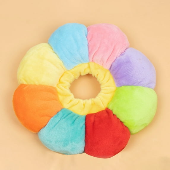 Wirlsweal Adjustable Sunflower Shape Pet Cat Dog Circle Collar Neck Cone Protection Supply