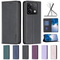 thumbnail image 2 of Pour Xiaomi Redmi Note 13 5G Étui Magnétique à Rabat pour Fundas Xiomi Redmi Note 13 Pro 13Pro Plus Étui en Cuir BF17-D Redmi Note 13 4G, 2 of 6
